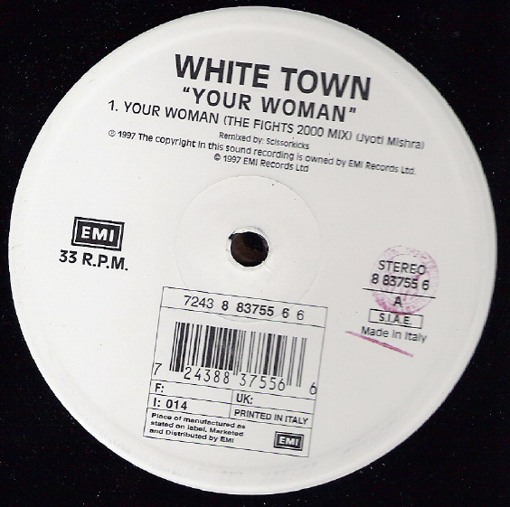 White Town - Your Woman | EMI (7243 8 83755 6 6) - main