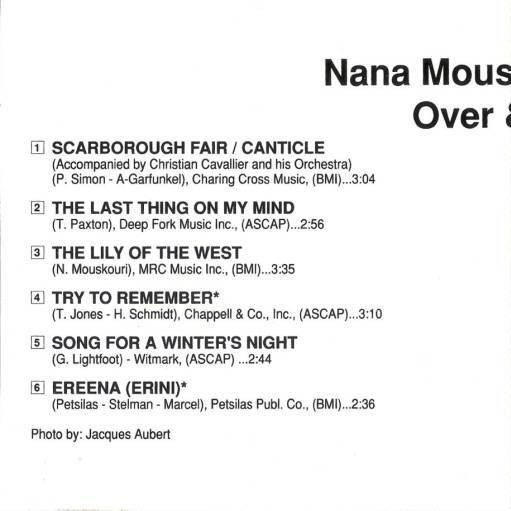 Nana Mouskouri - Nana Mouskouri Sings Over & Over | Fontana (838 736-2) - 2 Nana Mouskouri - Nana Mouskouri Sings Over & Over | Fontana (838 736-2) - 2