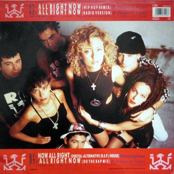 R.S.P. - All Right Now | CBS (656410 6) - 2