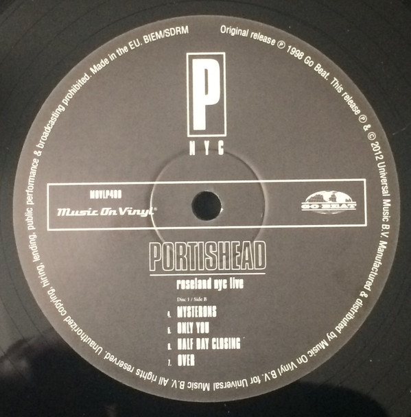 Portishead - Roseland NYC Live | Music On Vinyl (MOVLP480) - 2