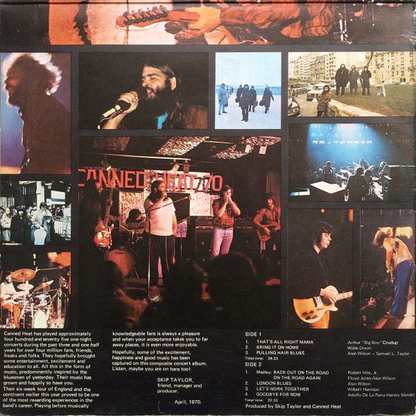 Canned Heat - '70 Concert: Recorded Live In Europe | Liberty (LBS 83 333 I) - 4