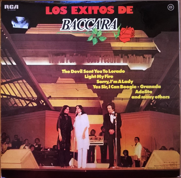 Baccara - Los Exitos De Baccara | RCA Victor (PL-28344) - 4 Baccara - Los Exitos De Baccara | RCA Victor (PL-28344) - 4