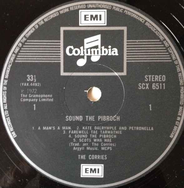 The Corries - Sound The Pibroch | Columbia (SCX 6511) - 3