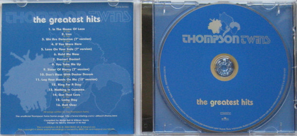 Thompson Twins - The Greatest Hits | BMG UK & Ireland (82876 507262) - 4 Thompson Twins - The Greatest Hits | BMG UK & Ireland (82876 507262) - 4