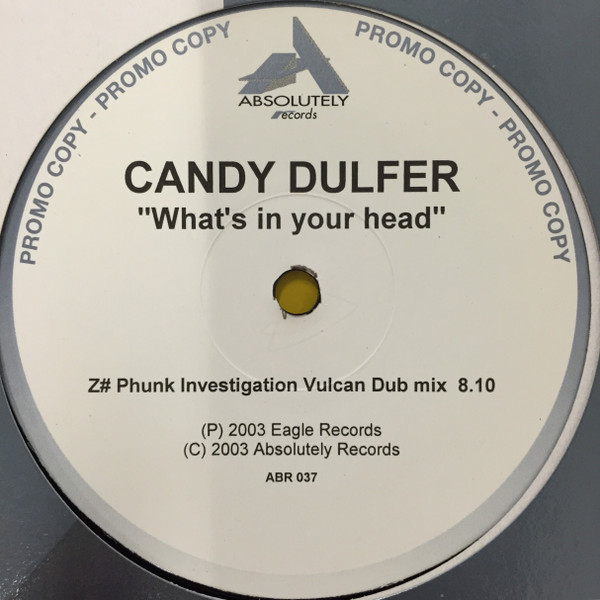 Candy Dulfer - What's In Your Head | Absolutely Records (ABR 037) - 2 Candy Dulfer - What's In Your Head | Absolutely Records (ABR 037) - 2