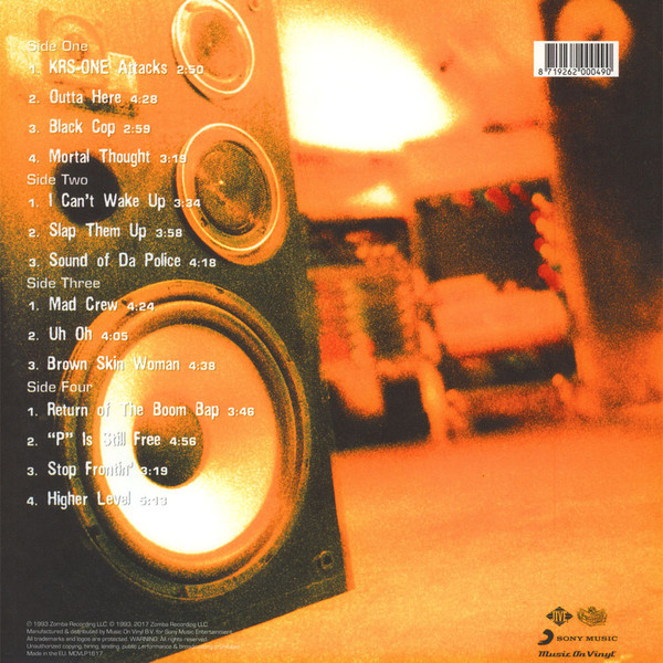 KRS-One - Return Of The Boom Bap | Music On Vinyl (MOVLP1617) - 2 KRS-One - Return Of The Boom Bap | Music On Vinyl (MOVLP1617) - 2