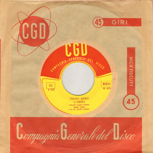 Teddy Reno - Buenas Noches Mi Amor / Ciacole | CGD (N 9037) - 2