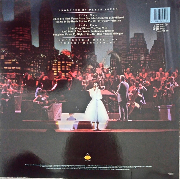 Linda Ronstadt With Nelson Riddle And His Orchestra - For Sentimental Reasons | Asylum Records (960 474-1) - 2 Linda Ronstadt With Nelson Riddle And His Orchestra - For Sentimental Reasons | Asylum Records (960 474-1) - 2