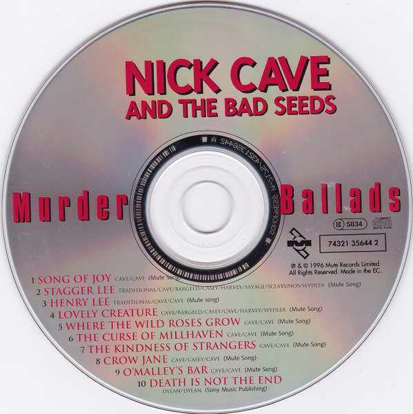Nick Cave & The Bad Seeds - Murder Ballads | Mute (74321 35644 2) - 2