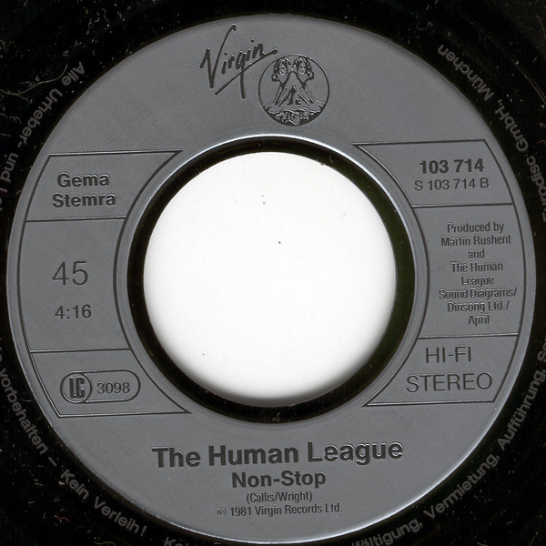 The Human League - Open Your Heart | Virgin (103 714) - 4