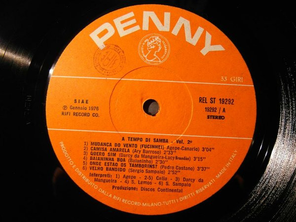Various - A Tempo Di Samba Vol. 2 | Penny (REL-ST 19292) - 3 Various - A Tempo Di Samba Vol. 2 | Penny (REL-ST 19292) - 3