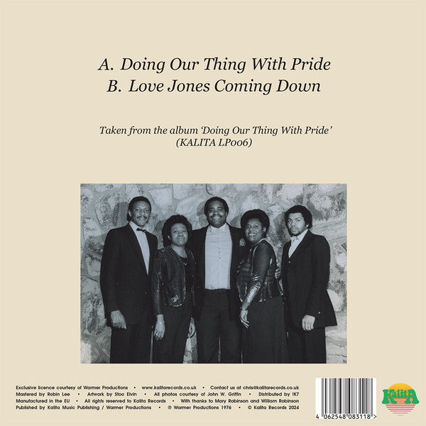 Al-Dos Band - Doing Our Thing With Pride | Kalita Records (KALITA7003)