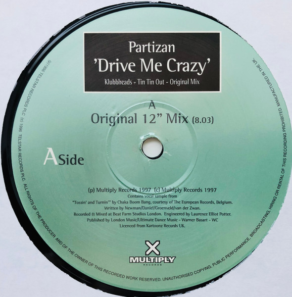 Partizan - Drive Me Crazy | Multiply Records (12MULTY17) - 3 Partizan - Drive Me Crazy | Multiply Records (12MULTY17) - 3