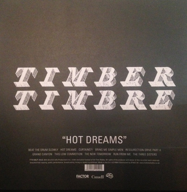 Timber Timbre - Hot Dreams | Full Time Hobby (FTH189LP) - main Timber Timbre - Hot Dreams | Full Time Hobby (FTH189LP) - main