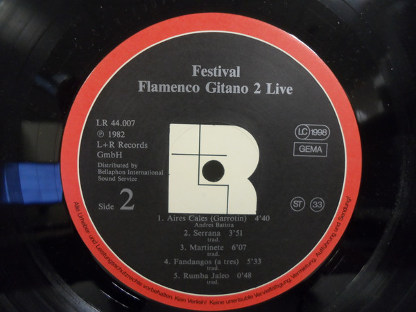 La Singla - Festival Flamenco Gitano 2 Live | L+R Records (44.007) - 3