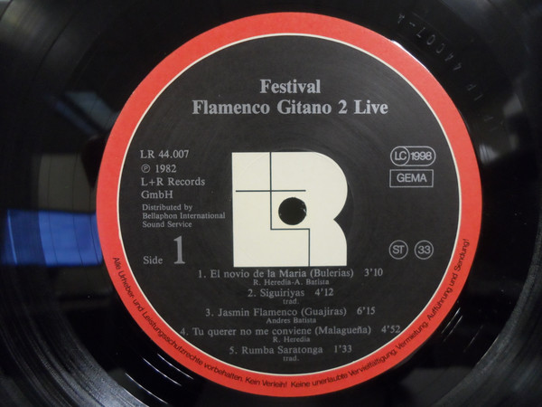 La Singla - Festival Flamenco Gitano 2 Live | L+R Records (44.007) - 2