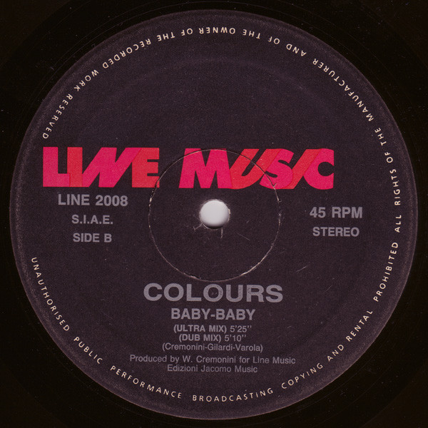 Colours - Baby-Baby | Line Music (LINE 2008) - 3