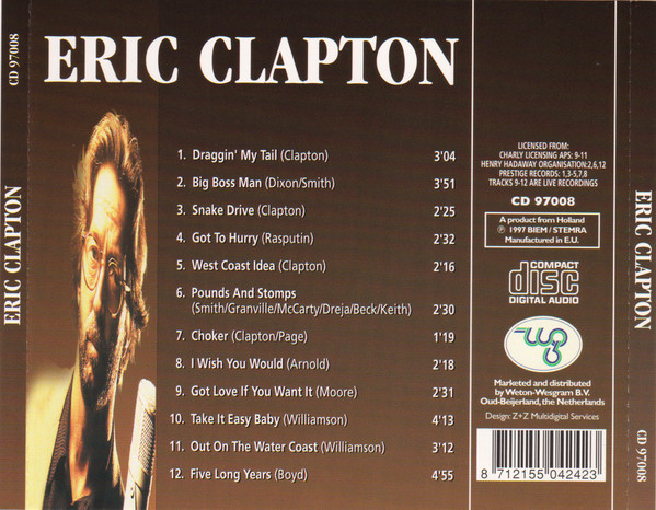 Eric Clapton - Eric Clapton | Weton-Wesgram (CD 97008) - 2 Eric Clapton - Eric Clapton | Weton-Wesgram (CD 97008) - 2