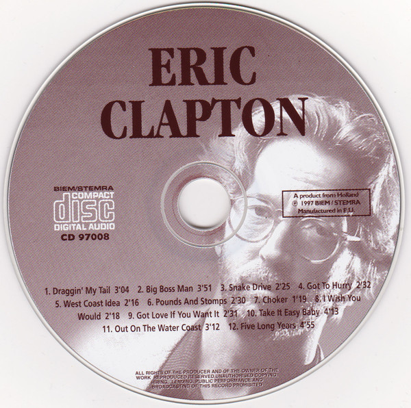 Eric Clapton - Eric Clapton | Weton-Wesgram (CD 97008) - 3 Eric Clapton - Eric Clapton | Weton-Wesgram (CD 97008) - 3