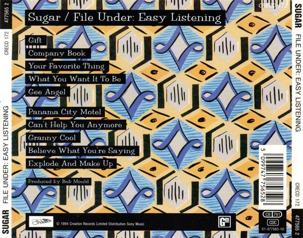 Sugar - File Under: Easy Listening | Creation Records (CRECD 172) - 2 Sugar - File Under: Easy Listening | Creation Records (CRECD 172) - 2