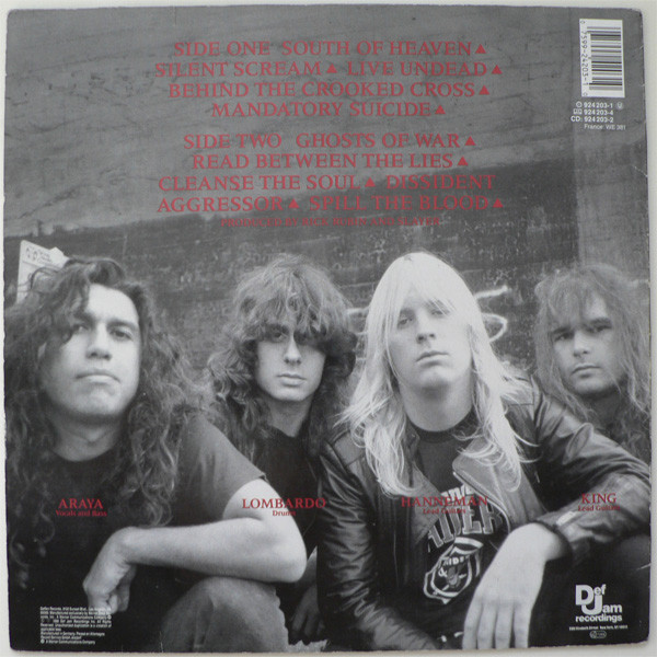 Slayer - South Of Heaven | Geffen Records (924 203-1) - 2