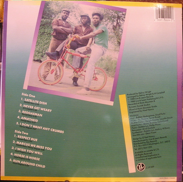 The Mighty Diamonds - Never Get Weary | Live & Learn Records (LL LP 029) - 2 The Mighty Diamonds - Never Get Weary | Live & Learn Records (LL LP 029) - 2