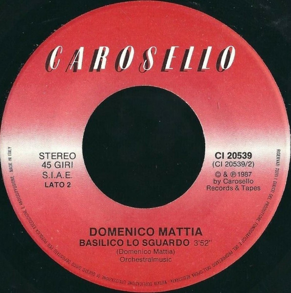Domenico Mattia - Apriluscion | Carosello (CI 20539) - 4