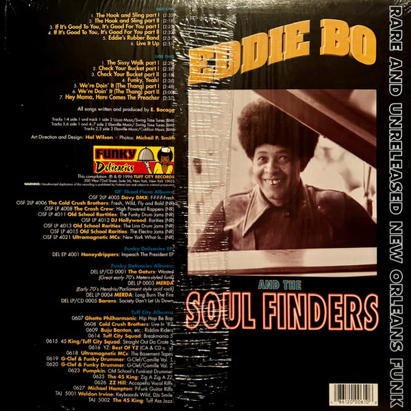 Eddie Bo And The Soul Finders - The Hook And Sling | Funky Delicacies (DEL LP 0006) - 2 Eddie Bo And The Soul Finders - The Hook And Sling | Funky Delicacies (DEL LP 0006) - 2