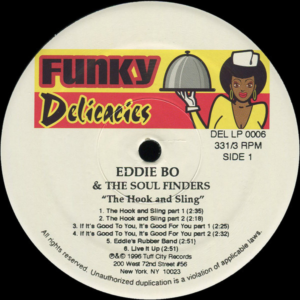 Eddie Bo And The Soul Finders - The Hook And Sling | Funky Delicacies (DEL LP 0006) - 3 Eddie Bo And The Soul Finders - The Hook And Sling | Funky Delicacies (DEL LP 0006) - 3