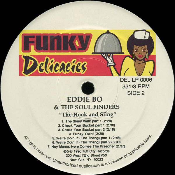 Eddie Bo And The Soul Finders - The Hook And Sling | Funky Delicacies (DEL LP 0006) - 4 Eddie Bo And The Soul Finders - The Hook And Sling | Funky Delicacies (DEL LP 0006) - 4