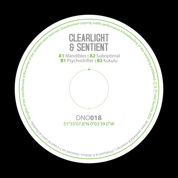 Clearlight & Sentient - Mandibles EP | Dno Records (DNO018) - main