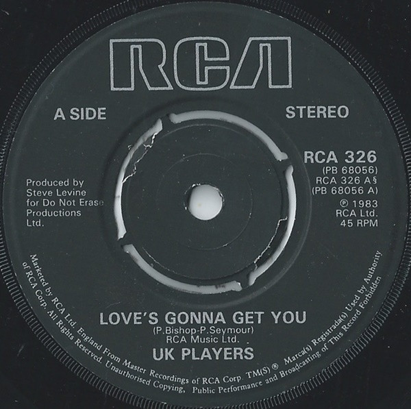 UK Players - Love's Gonna Get You | RCA (RCA 326) - 3