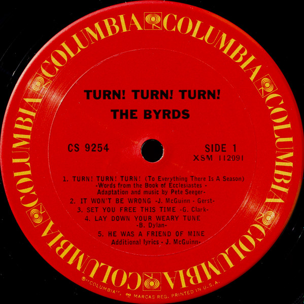 The Byrds - Turn! Turn! Turn! | Columbia (CS 9254) - 3