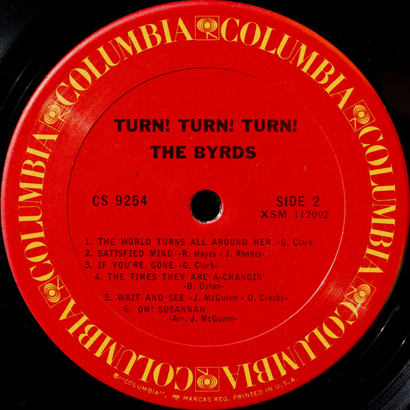 The Byrds - Turn! Turn! Turn! | Columbia (CS 9254) - 4