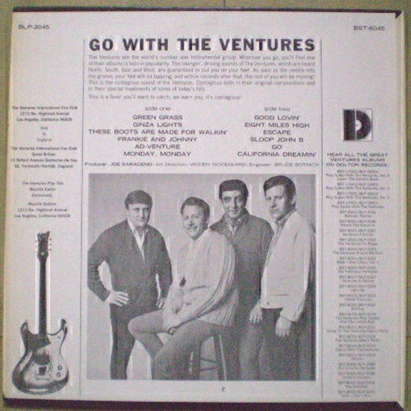 The Ventures - Go With The Ventures | Dolton Records (BLP 2045) - 2