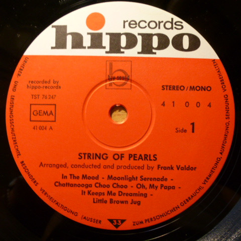 Orchester Frank Valdor - Moonlight - 12 Hits Im Original Glenn Miller Sound | Hippo Records (41 004) - 3