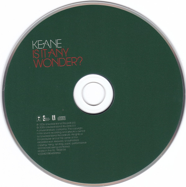 Keane - Is It Any Wonder? | Island Records (9858234) - 2