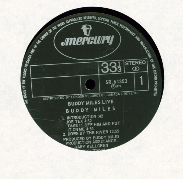 Buddy Miles - Buddy Miles "Live" | Mercury (SRM-2-7500) - 4 Buddy Miles - Buddy Miles "Live" | Mercury (SRM-2-7500) - 4