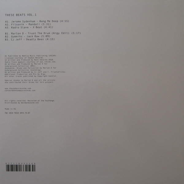 Various - These Beats Vol. 1 | These Days (TD-07) - 2 Various - These Beats Vol. 1 | These Days (TD-07) - 2