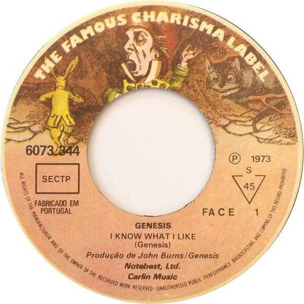 Genesis - I Know What I Like | Charisma (6073 344) - 3