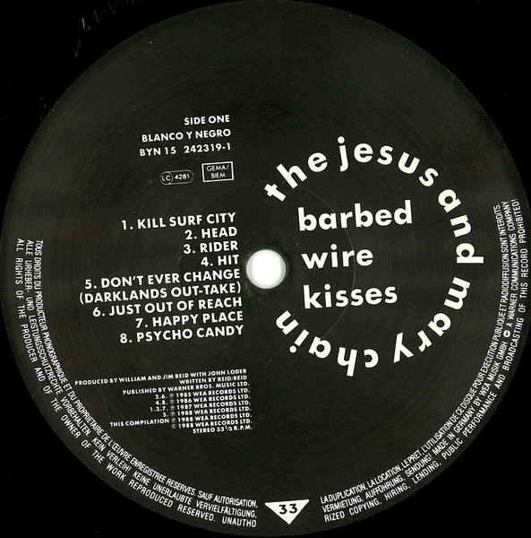 The Jesus And Mary Chain - Barbed Wire Kisses (B-Sides And More) | Blanco Y Negro (BYN 15) - 3 The Jesus And Mary Chain - Barbed Wire Kisses (B-Sides And More) | Blanco Y Negro (BYN 15) - 3