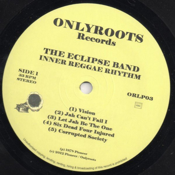 The Eclipse Band - Inner Reggae Rhythm | Onlyroots Records (ORLP03) - 2 The Eclipse Band - Inner Reggae Rhythm | Onlyroots Records (ORLP03) - 2