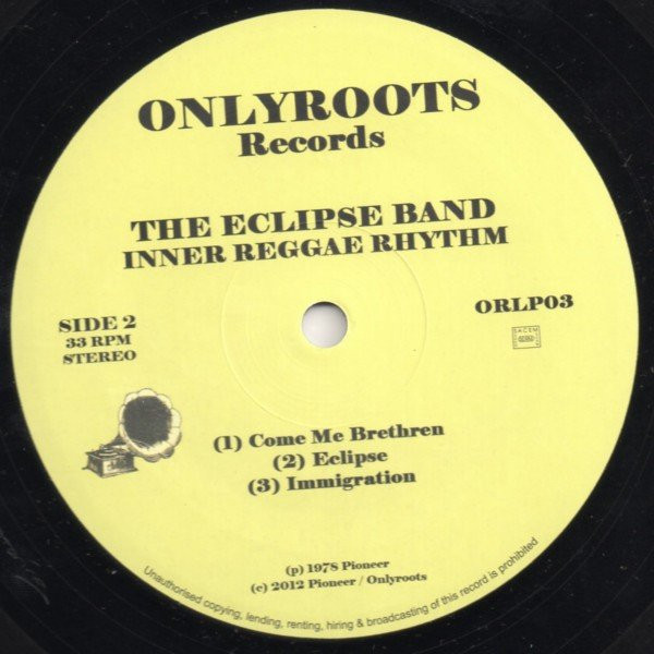 The Eclipse Band - Inner Reggae Rhythm | Onlyroots Records (ORLP03) - 3 The Eclipse Band - Inner Reggae Rhythm | Onlyroots Records (ORLP03) - 3