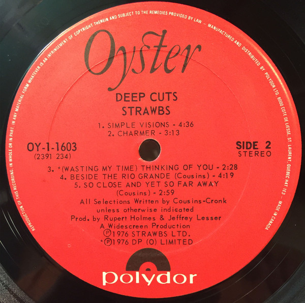 Strawbs - Deep Cuts | Oyster (OY-1-1603) - 4 Strawbs - Deep Cuts | Oyster (OY-1-1603) - 4