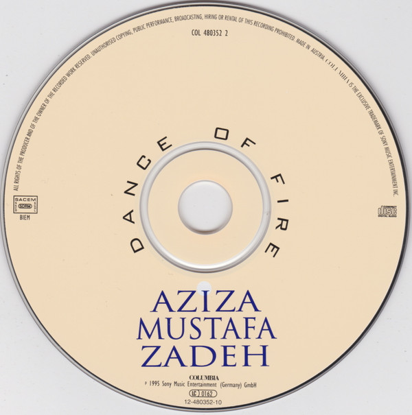 Aziza Mustafa Zadeh - Dance Of Fire | Columbia (COL 480352 2) - 2