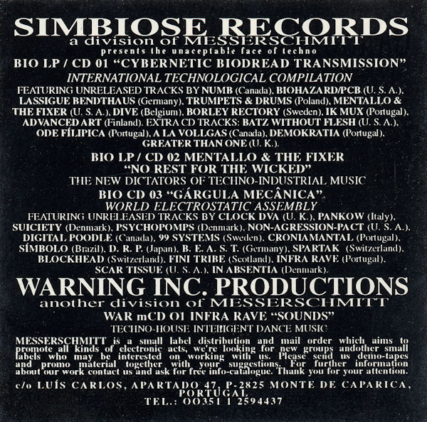 Various - Gárgula Mecânica | Simbiose Records (BIO CD 03) - 4