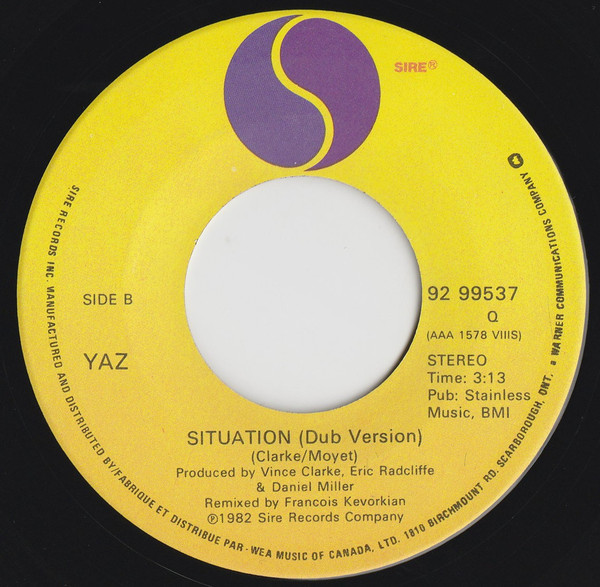 Yazoo - Situation | Sire (92 99537) - 4