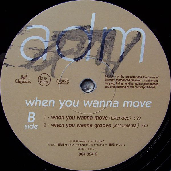 Adm - When You Wanna Move | Chrysalis (884 024 6) - 4 Adm - When You Wanna Move | Chrysalis (884 024 6) - 4