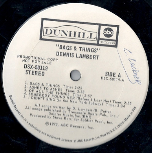 Dennis Lambert - Bags & Things | Dunhill (DSX 50119) Dennis Lambert - Bags & Things | Dunhill (DSX 50119)