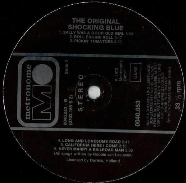 Shocking Blue - The Original Shocking Blue | Metronome (0040.053) - 4